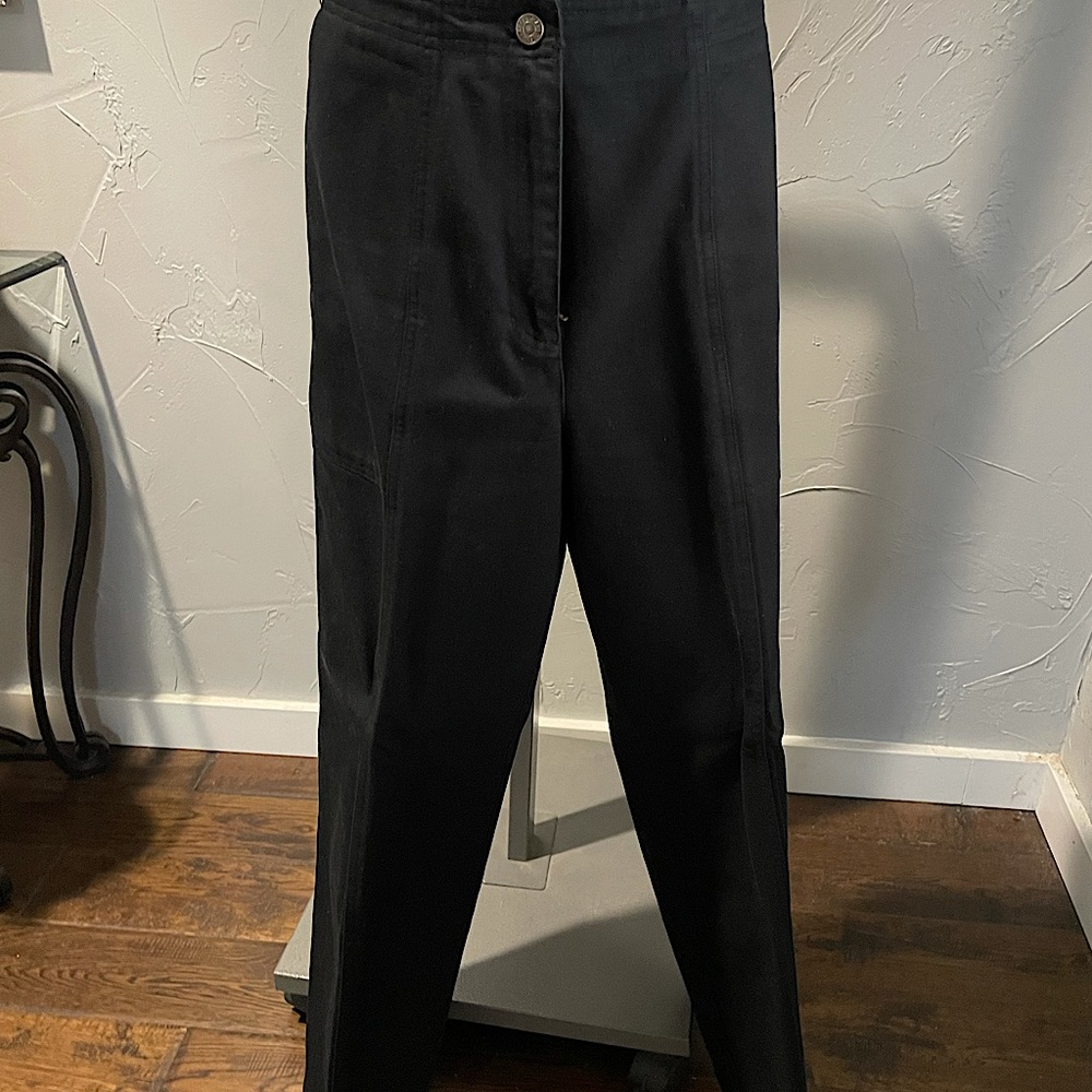 Ralph Lauren black denim slacks